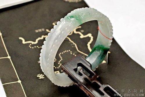 收藏级 精品a货翡翠冰糯种飘蓝绿扁条手镯59.1mm 带证