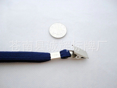 【加厚1.0cm棉质工作证件挂绳胸卡胸牌吊绳金属夹钩吊带墨绿色b】价格,厂家,图片,其他商标、标识产品,苍南县诚辉标牌厂-